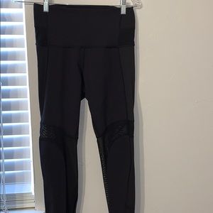 Black Lululemon Mesh Leggings